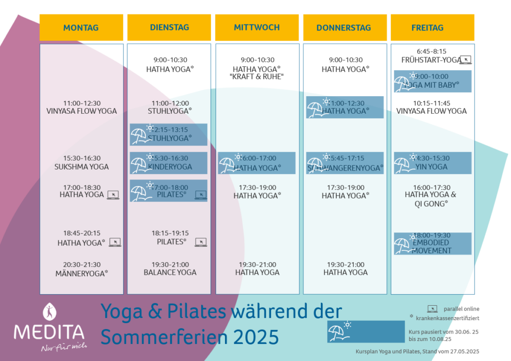 Yoga Pilates Sommerferien Dresden