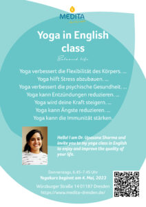 Yoga auf Englisch